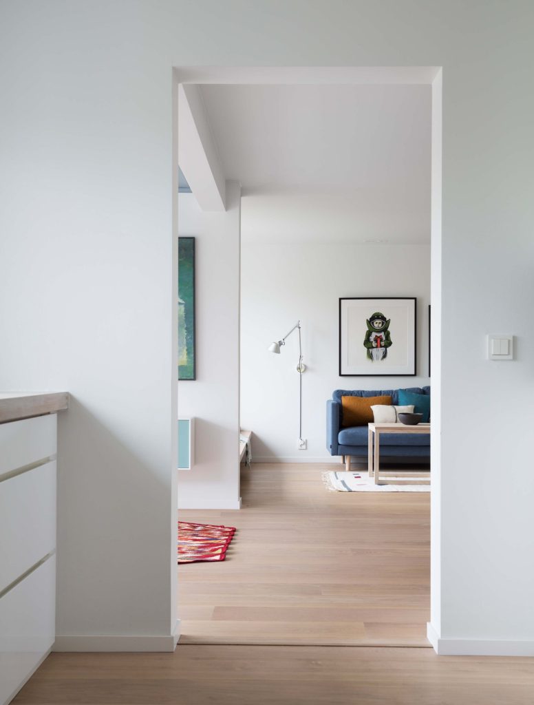 Nyfelt og Strand interiørarkitekter, enebolig nøtterøy, stue